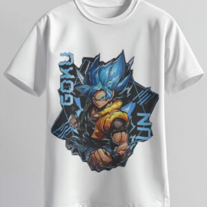 anime warrior classic t shirt – white